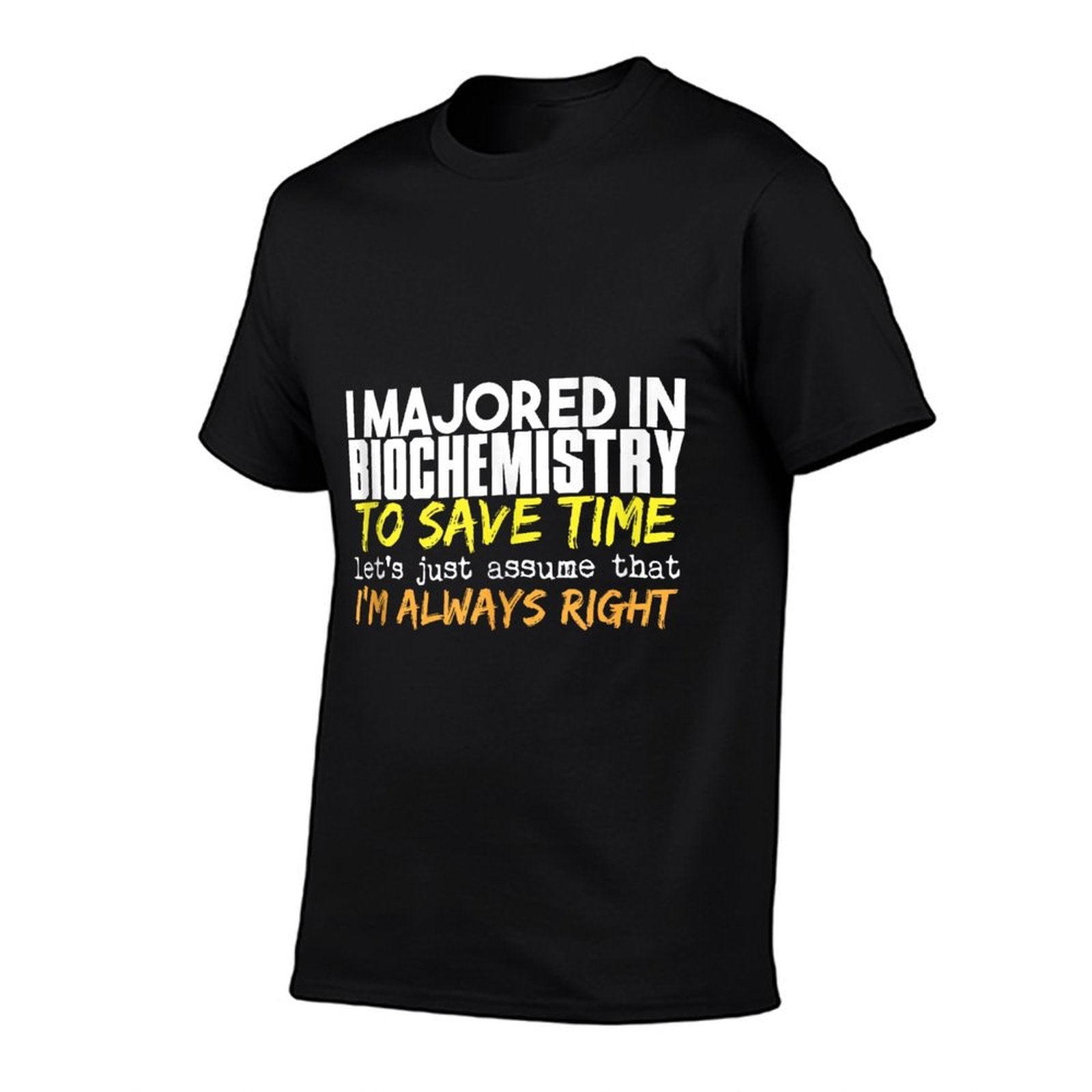 Biochemistry Major Gift for Back to School Gift  Oversized Silhouette T-Shirt