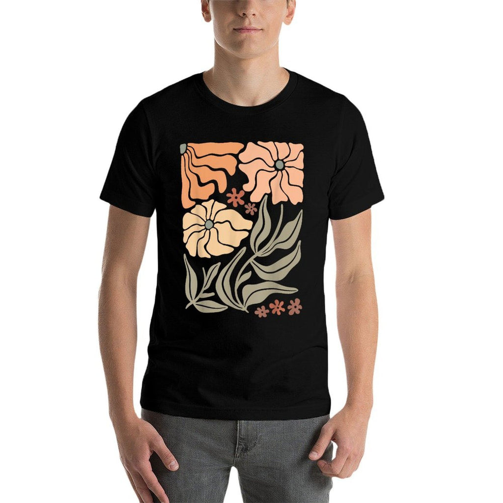 Boho Daisy Wildflower Graphic Botanical Flower Bloom Floral  Lightweight T-Shirt