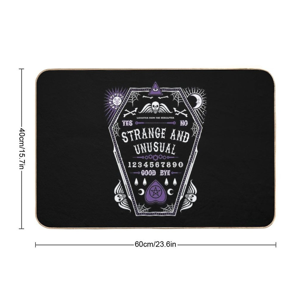 Strange And Unusual - Creepy Cute Goth - Occult  Toxin-Free Bath Mat