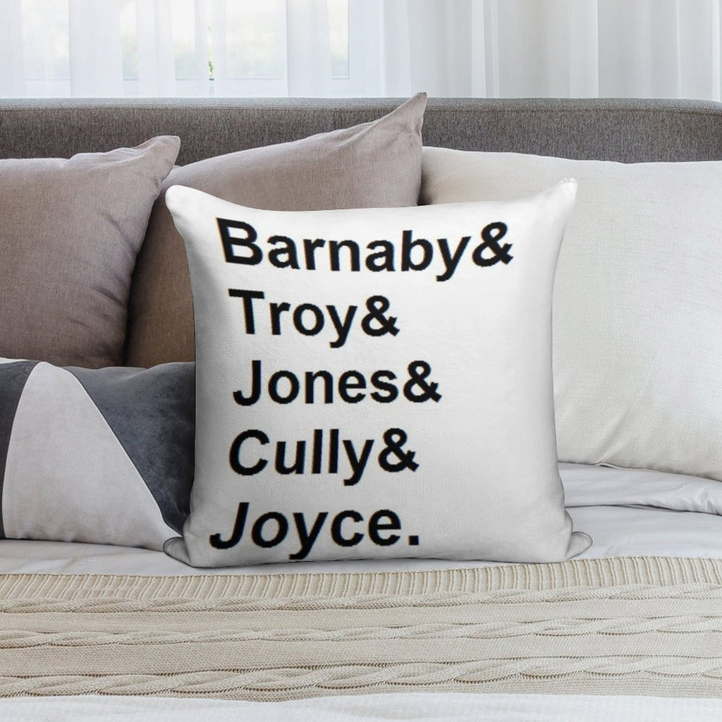 Midsomer Murders - Helvetica List Soft Ultra-Soft Texture Throw Pillow