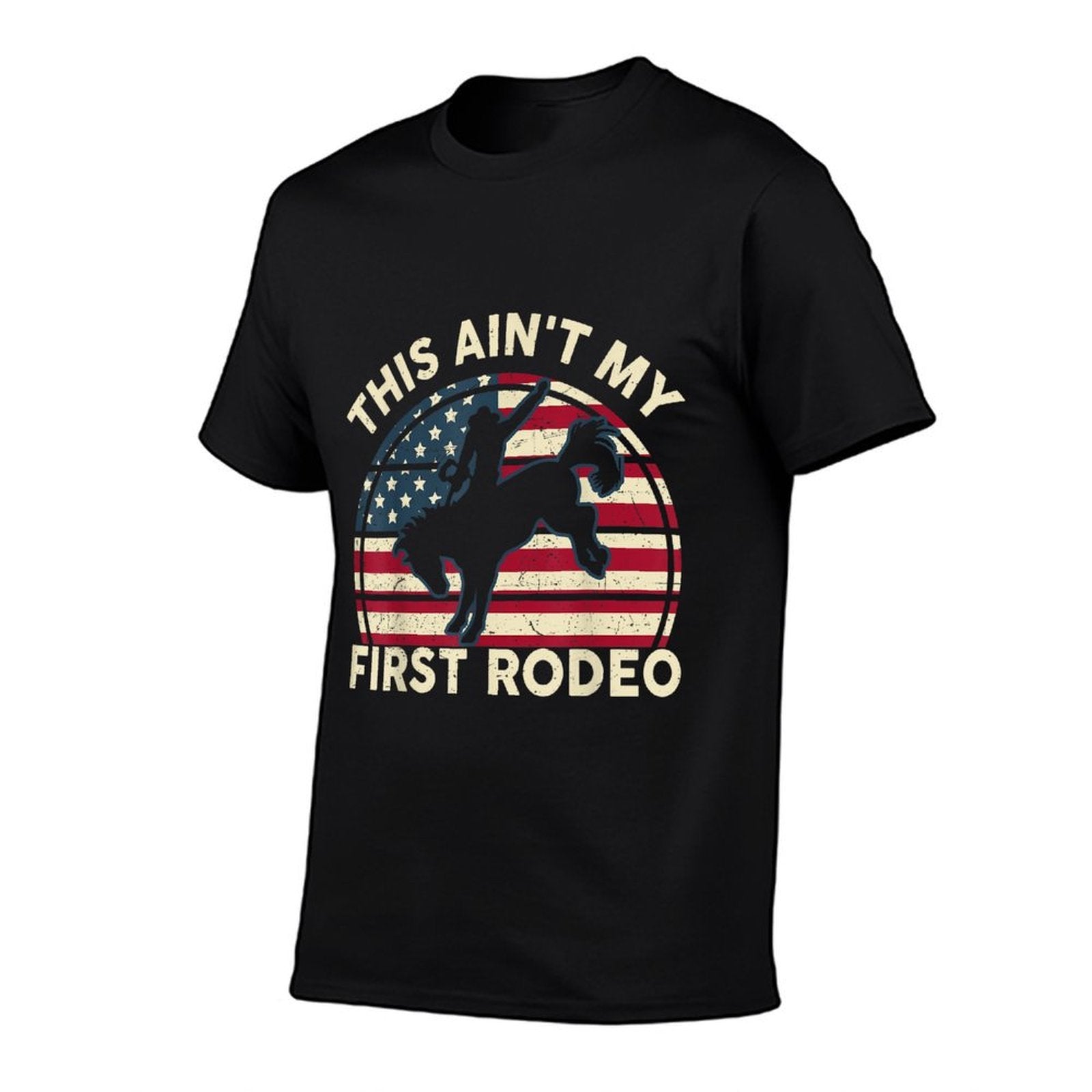 Cowboy-Shirt Aint My First Rodeo Funny Western Horse Riding  Soft T-Shirt