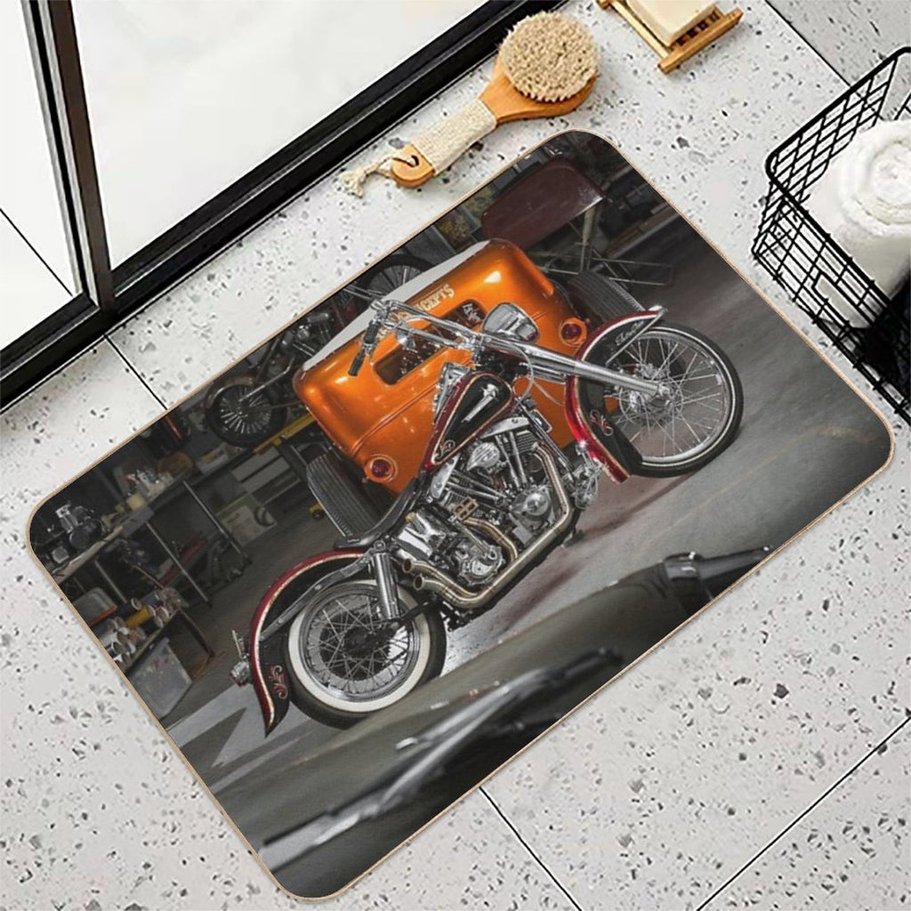 Damien King's Harley Davidson  Eco-Friendly Bath Mat