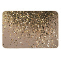 Gold Brown Glam #1 (Photo of Glitter Only - Not Reflective)  Rapid-Drying Bath Mat