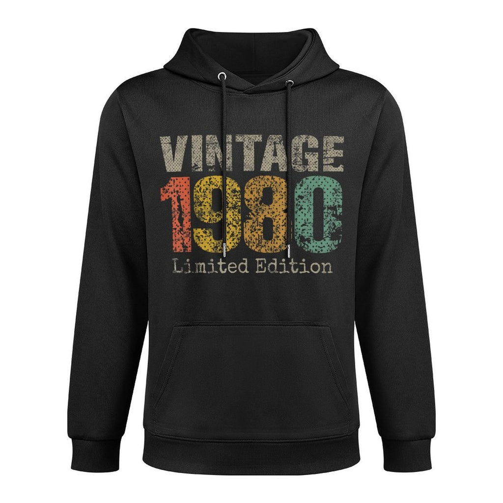 Vintage 1980 Limited Edition 45th Birthday Gifts 45 Year Old Casual Wear Hoodie