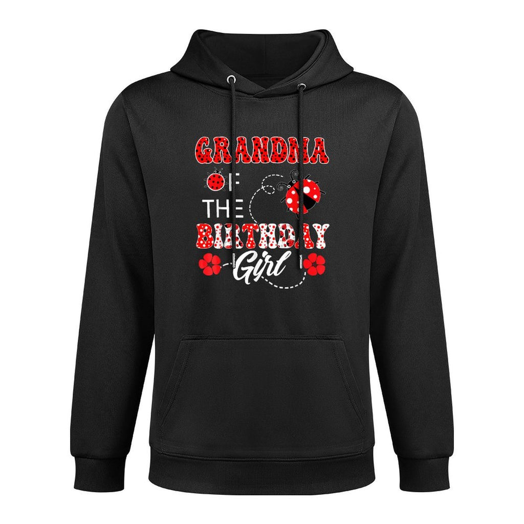 Grandma Of The Birthday Girl Family Matching Ladybug Casual Wear Hoodie
