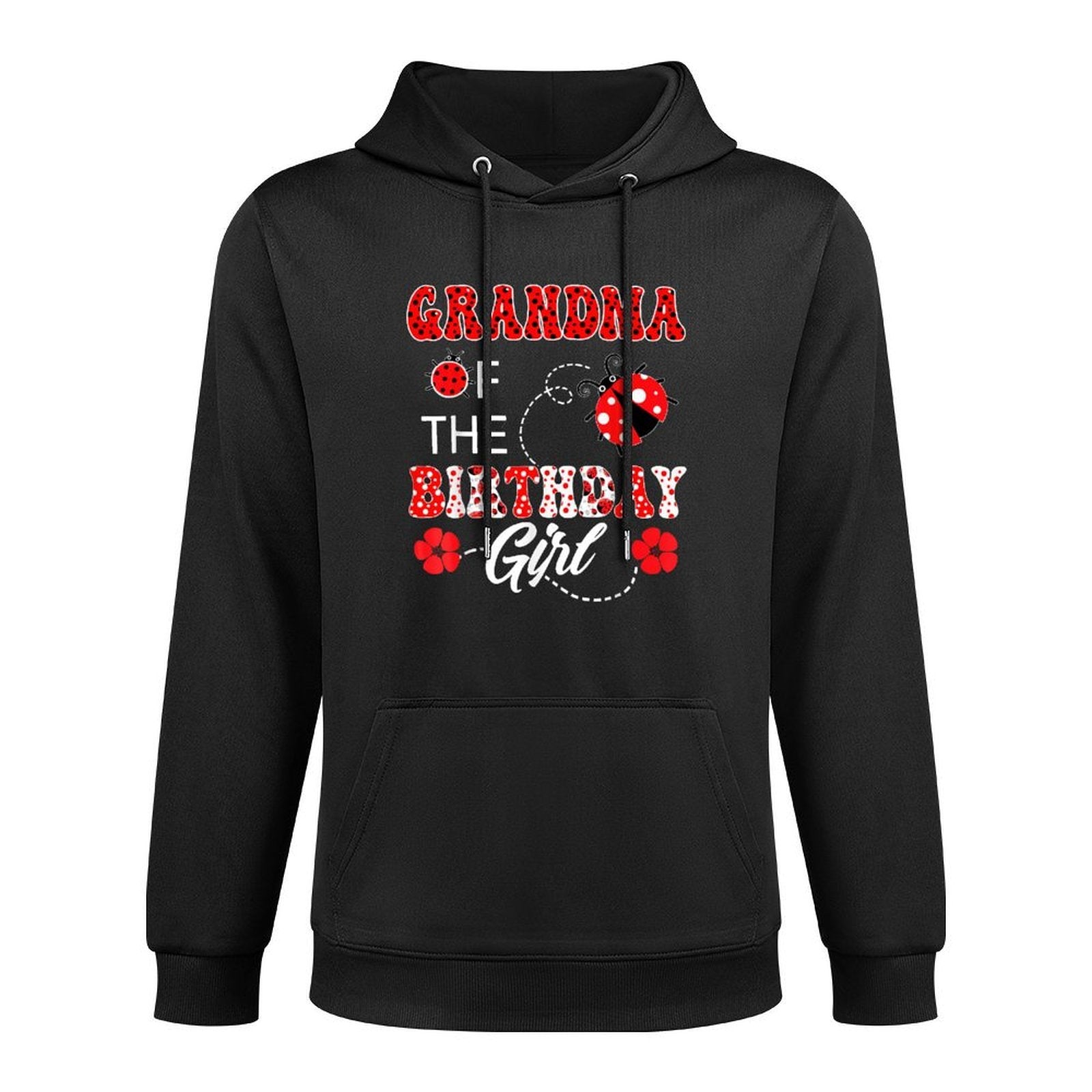 Grandma Of The Birthday Girl Family Matching Ladybug Casual Wear Hoodie
