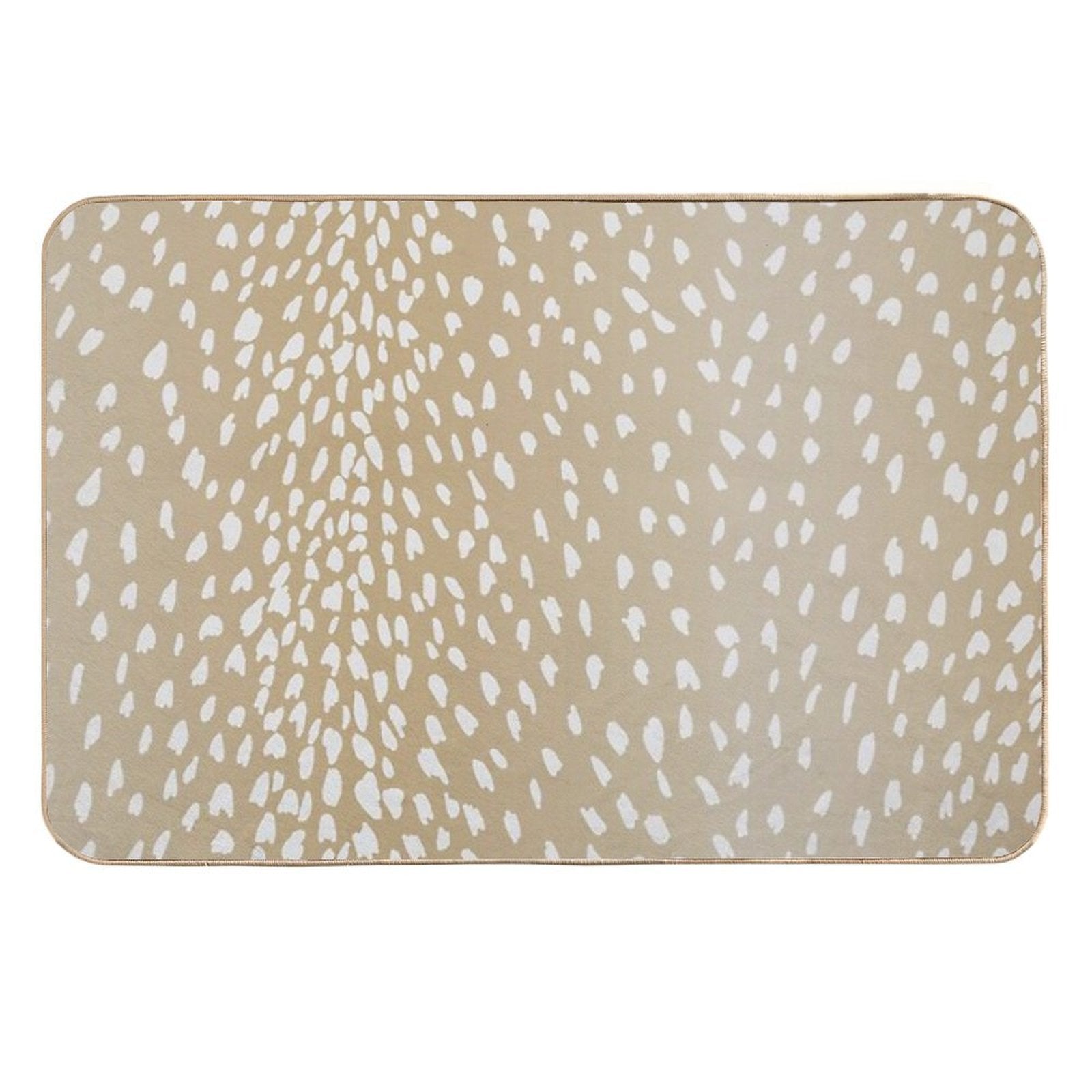 Light Antelope Fawn Print  Absorbent Bath Mat