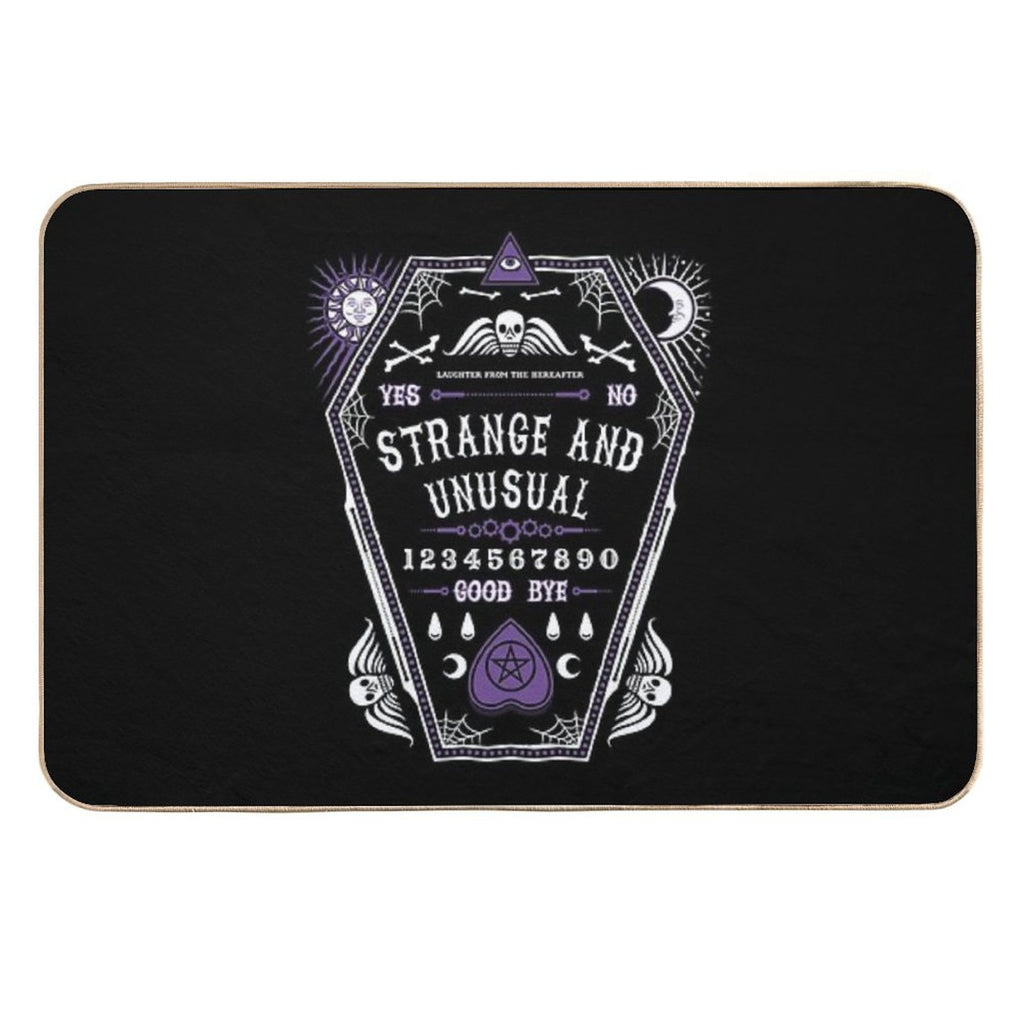 Strange And Unusual - Creepy Cute Goth - Occult  Toxin-Free Bath Mat