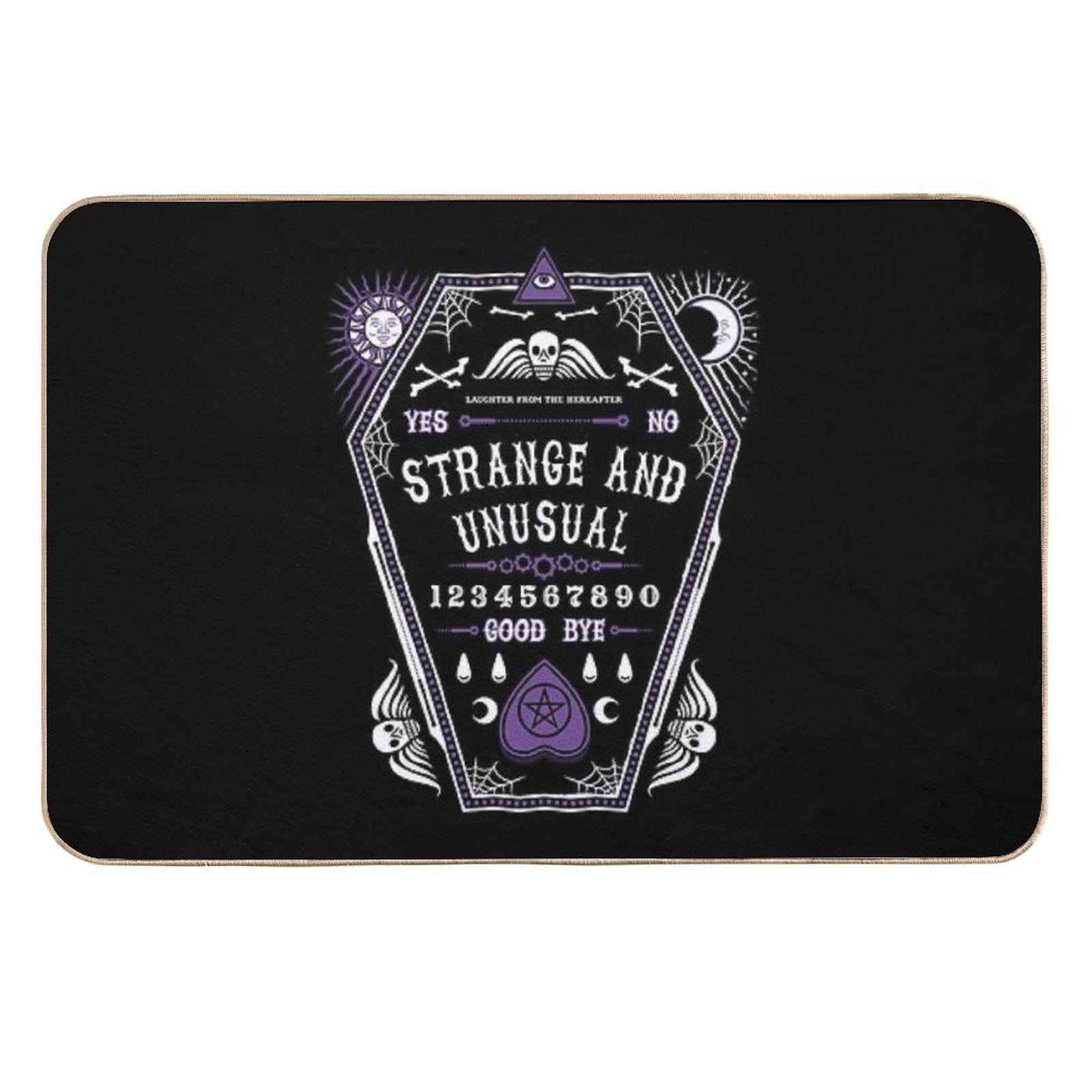 Strange And Unusual - Creepy Cute Goth - Occult  Toxin-Free Bath Mat