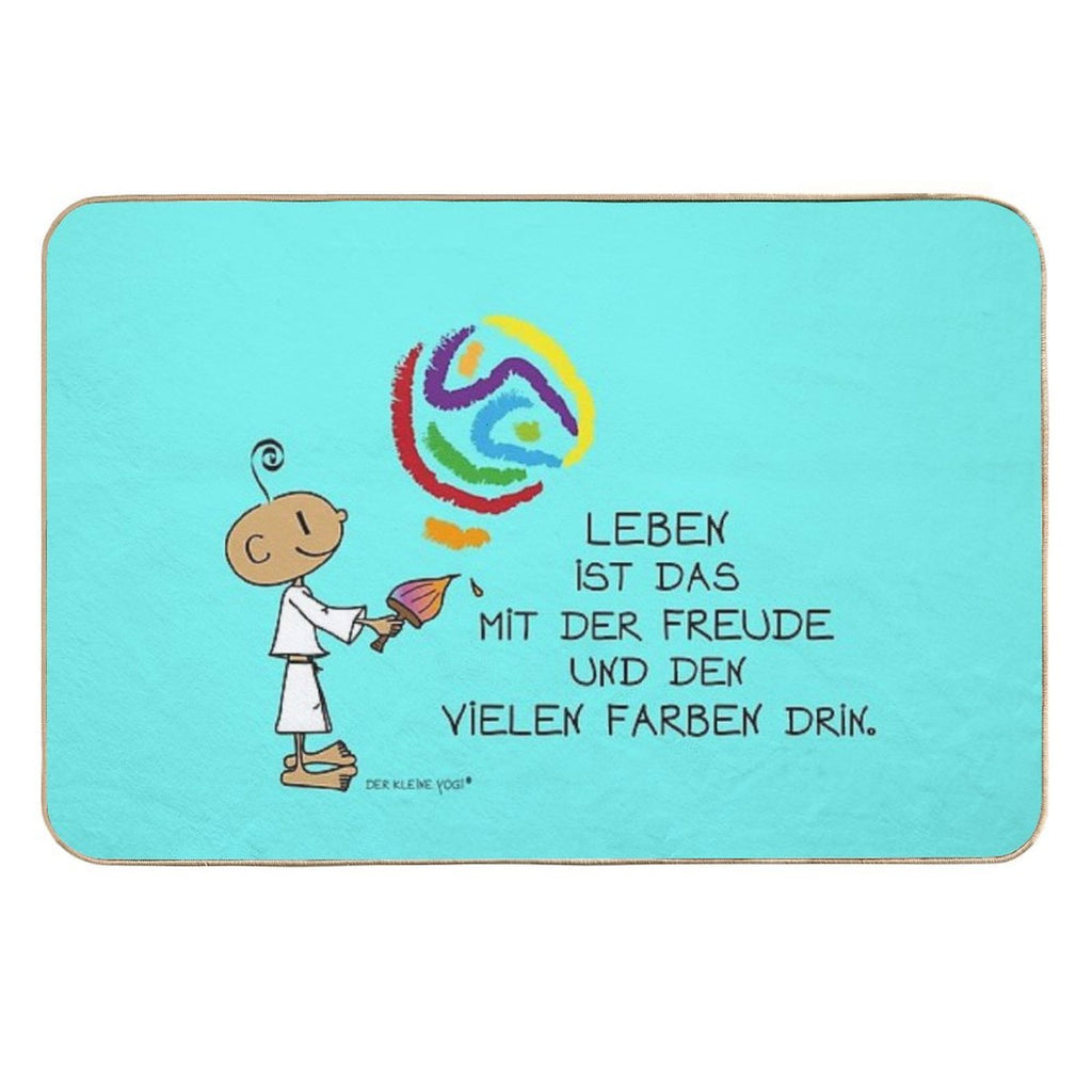 Life Is About Joy  Anti-Trip Bath Mat