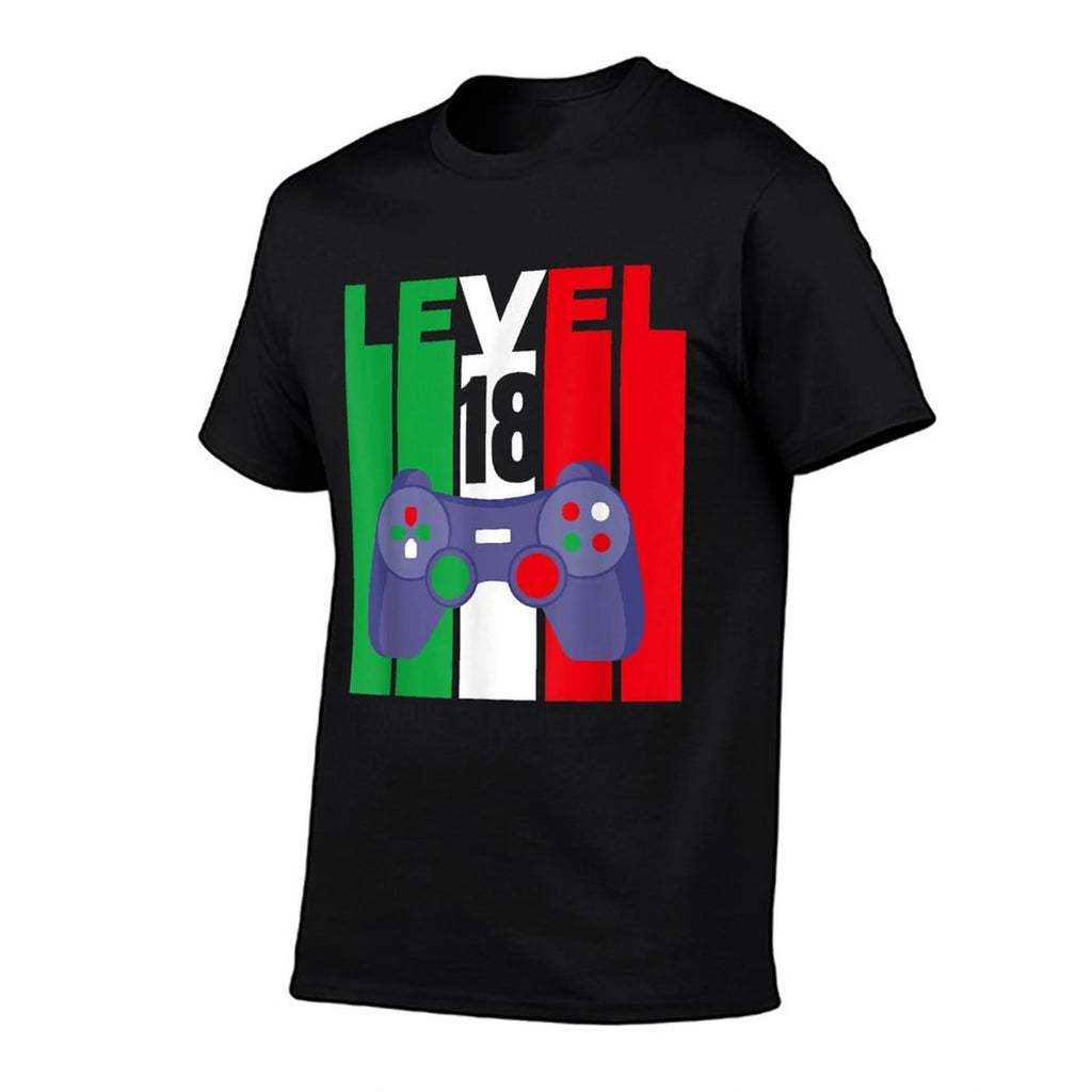 Level 18 Years 18th Happy Birthday  Slim-fit Cut T-Shirt