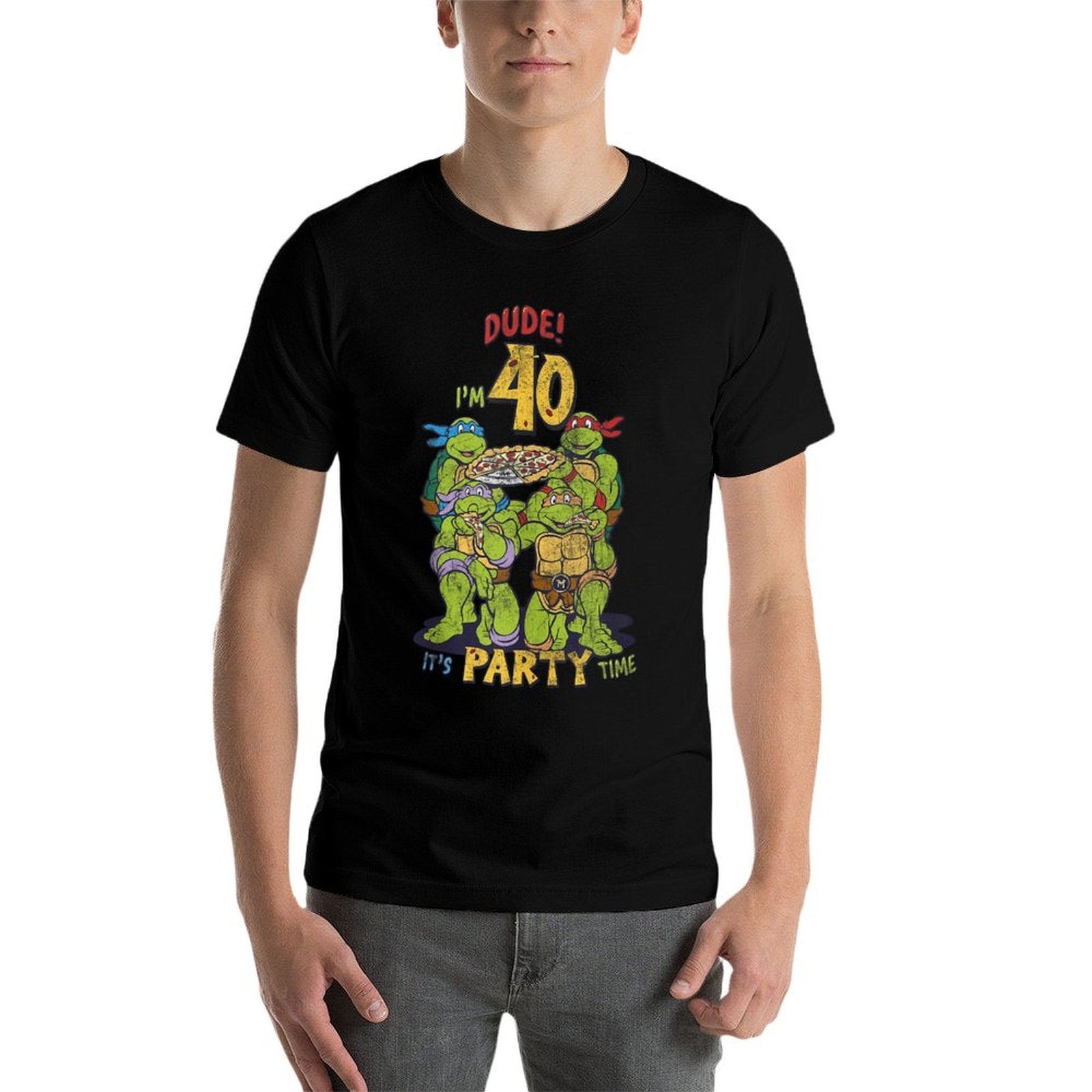 Teenage Mutant Ninja Turtles 40th Birthday Pizza Party  Classic T-Shirt