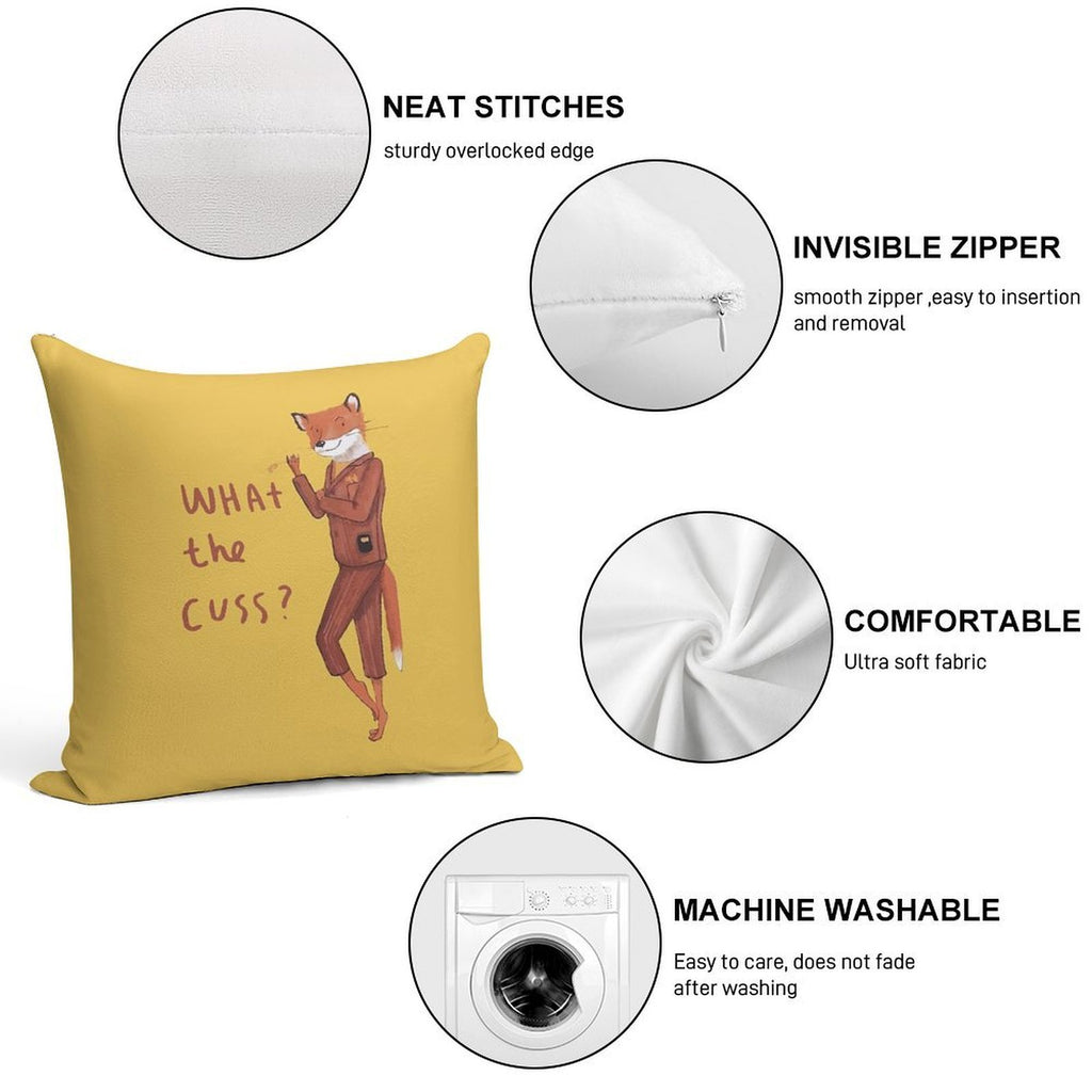 Fantastic Mr Fox Soft Style Accent Throw Pillow
