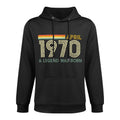 50th Birthdays April 1970 Fifty Years Old Men Gift Breathable Fabric Hoodie