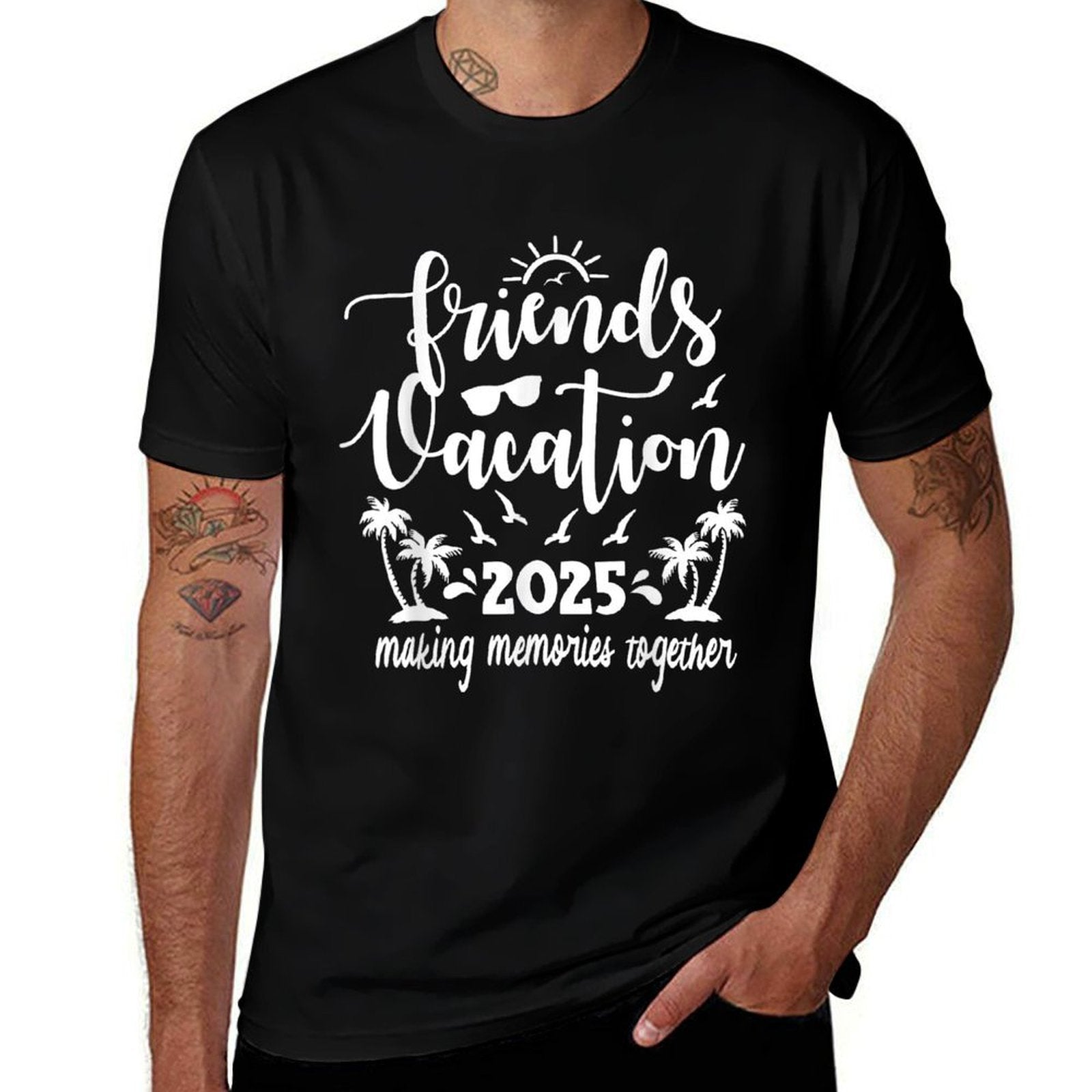 Friends Vacation 2025 Making Memories Together, Girls Trip  Classic T-Shirt