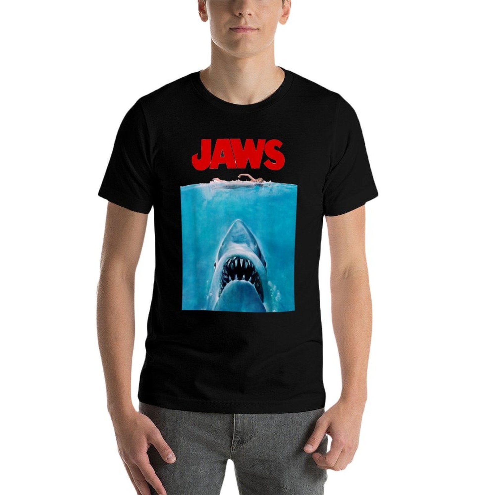 Jaws Oversize Poster  Stretchy T-Shirt