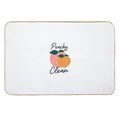 Peachy Clean Bathroom Printable  Non-Slip Bath Mat