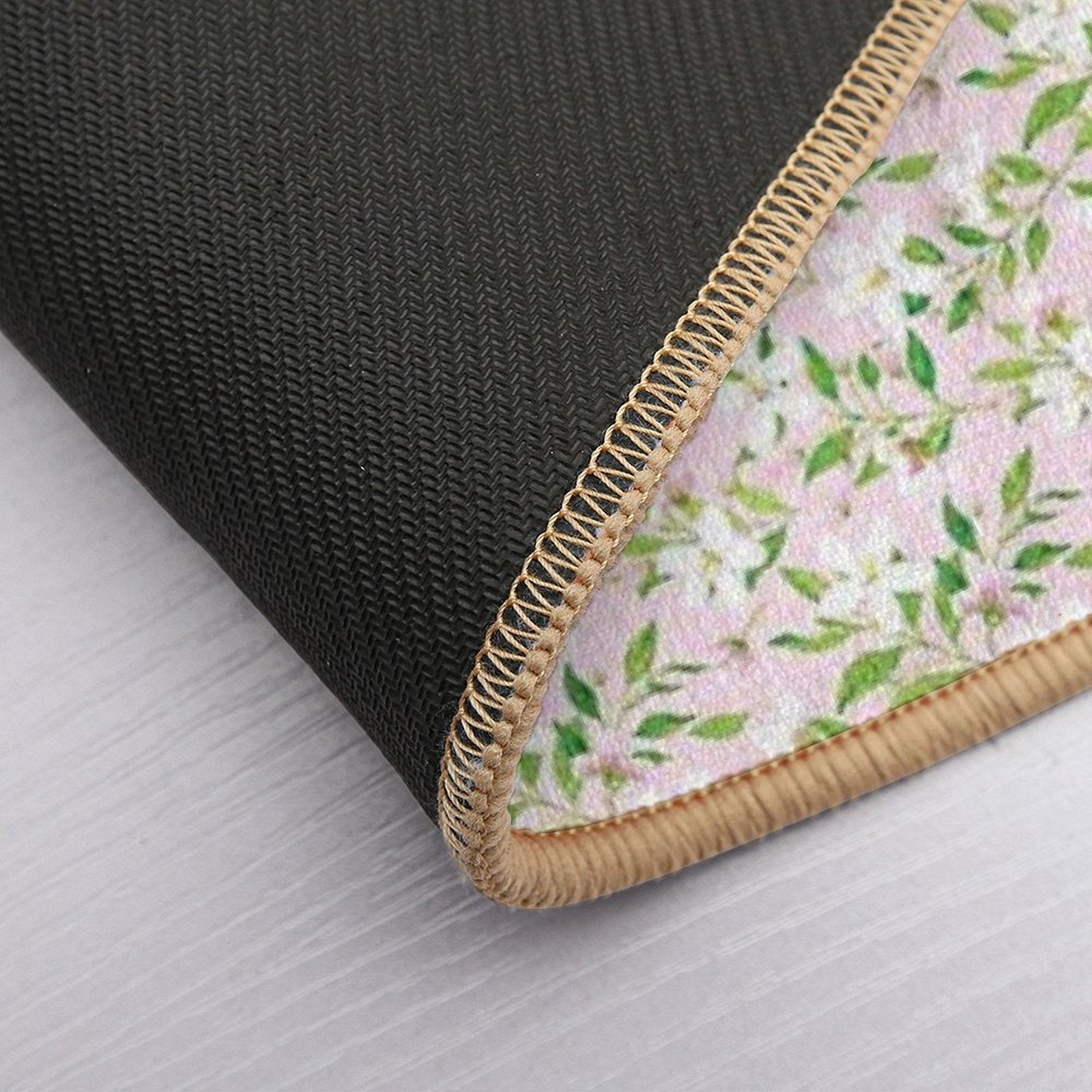 Jasmine Delight Pink  Fade-Resistant Bath Mat