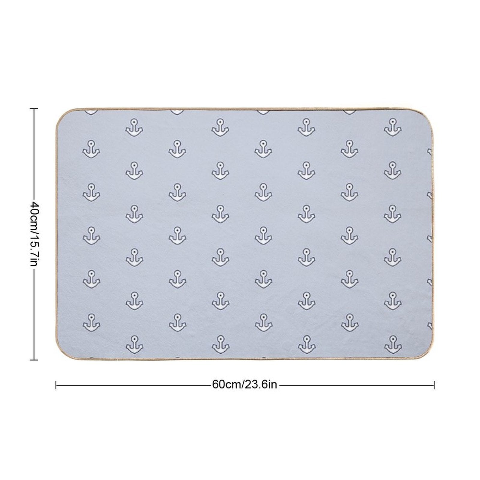 Shark City Mayor  Non-Slip Bath Mat