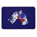 Henrik Lundqvist Digital Drawing Design  Eco-Friendly Bath Mat