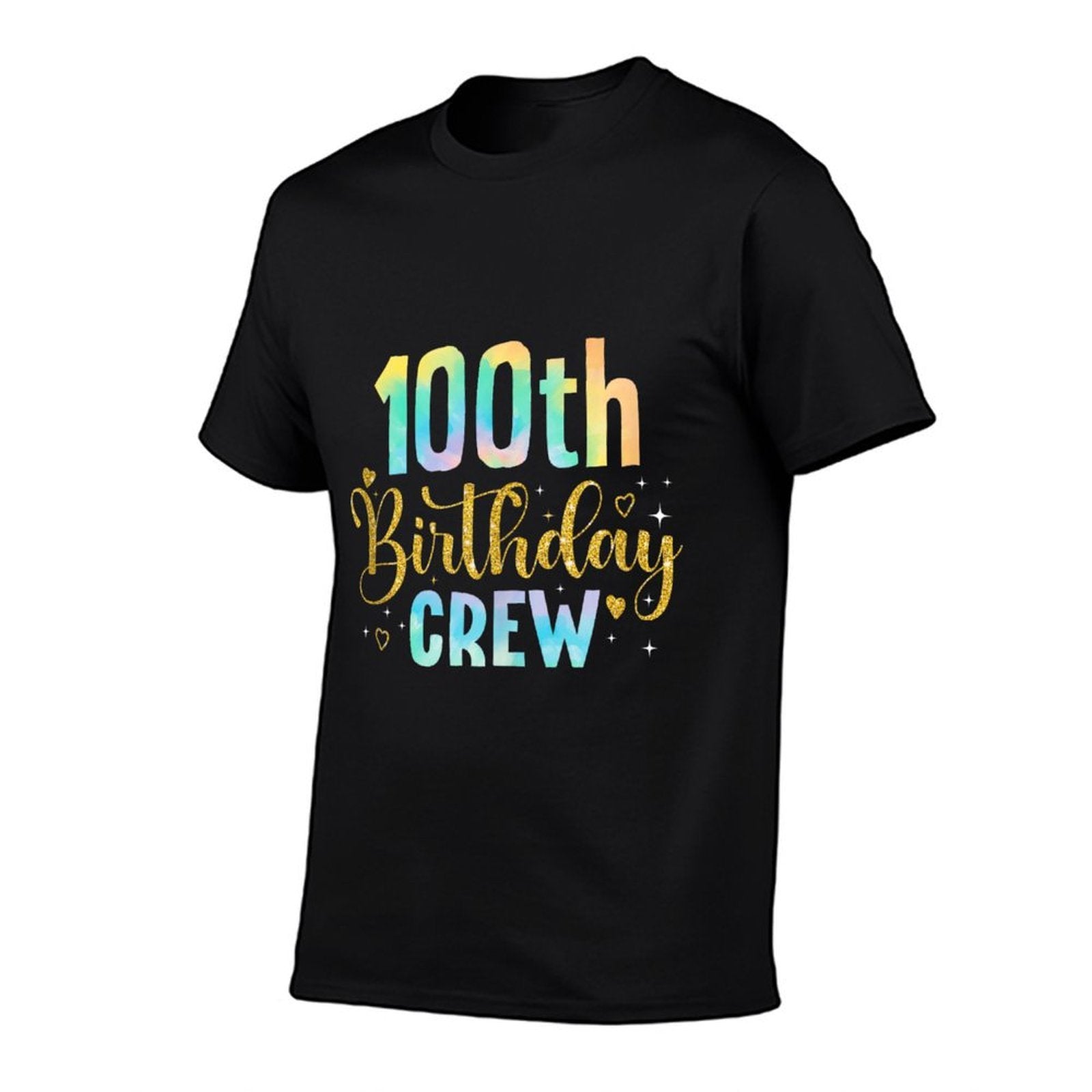 100 Year Old Birthday Party Group Family 100th Birthday Crew  Oversized Silhouette T-Shirt
