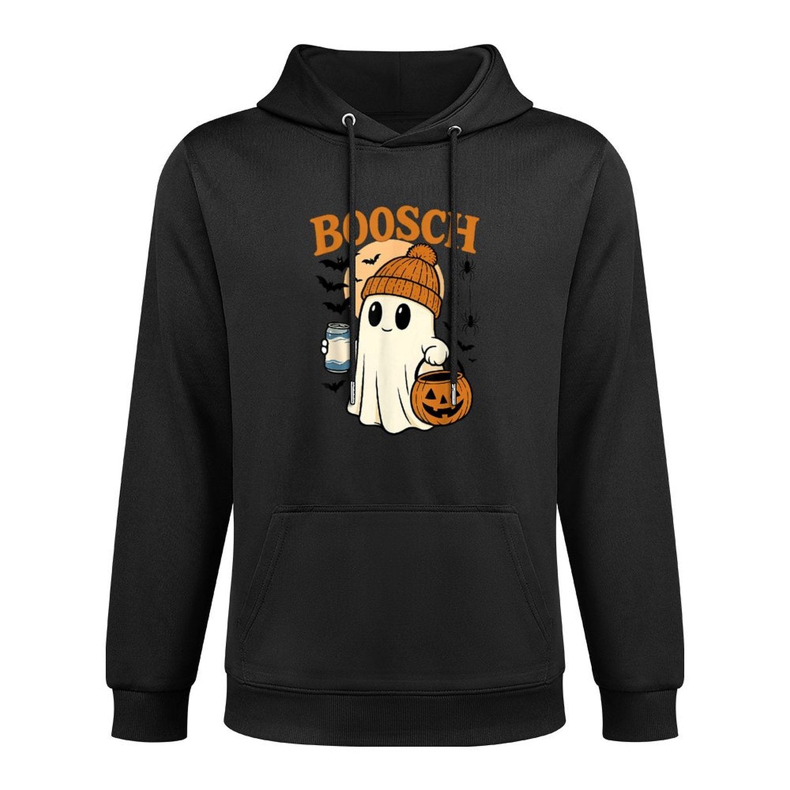 Boosch Light Halloween Ghost Pumpkin Funny Beer Drinking Moisture-Wicking Hoodie