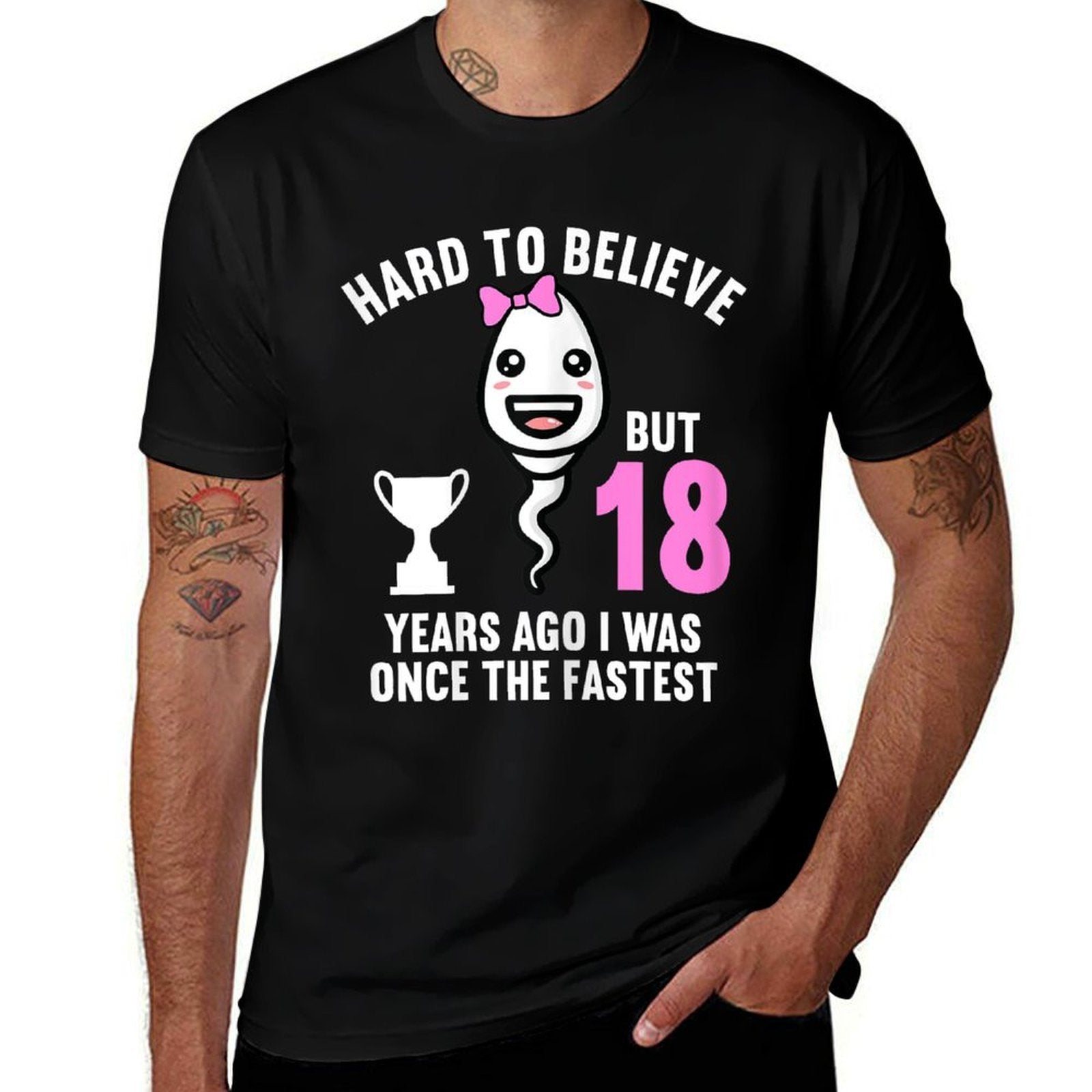 18 Years Ago I Was Once The Fastest 18th Birthday  Wrinkle-resistant T-Shirt