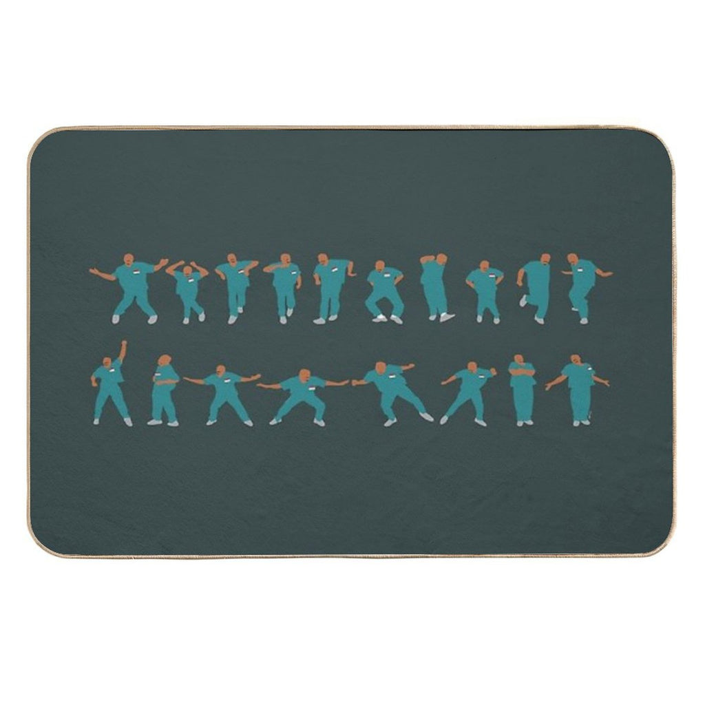 The Turk Dance  Absorbent Bath Mat