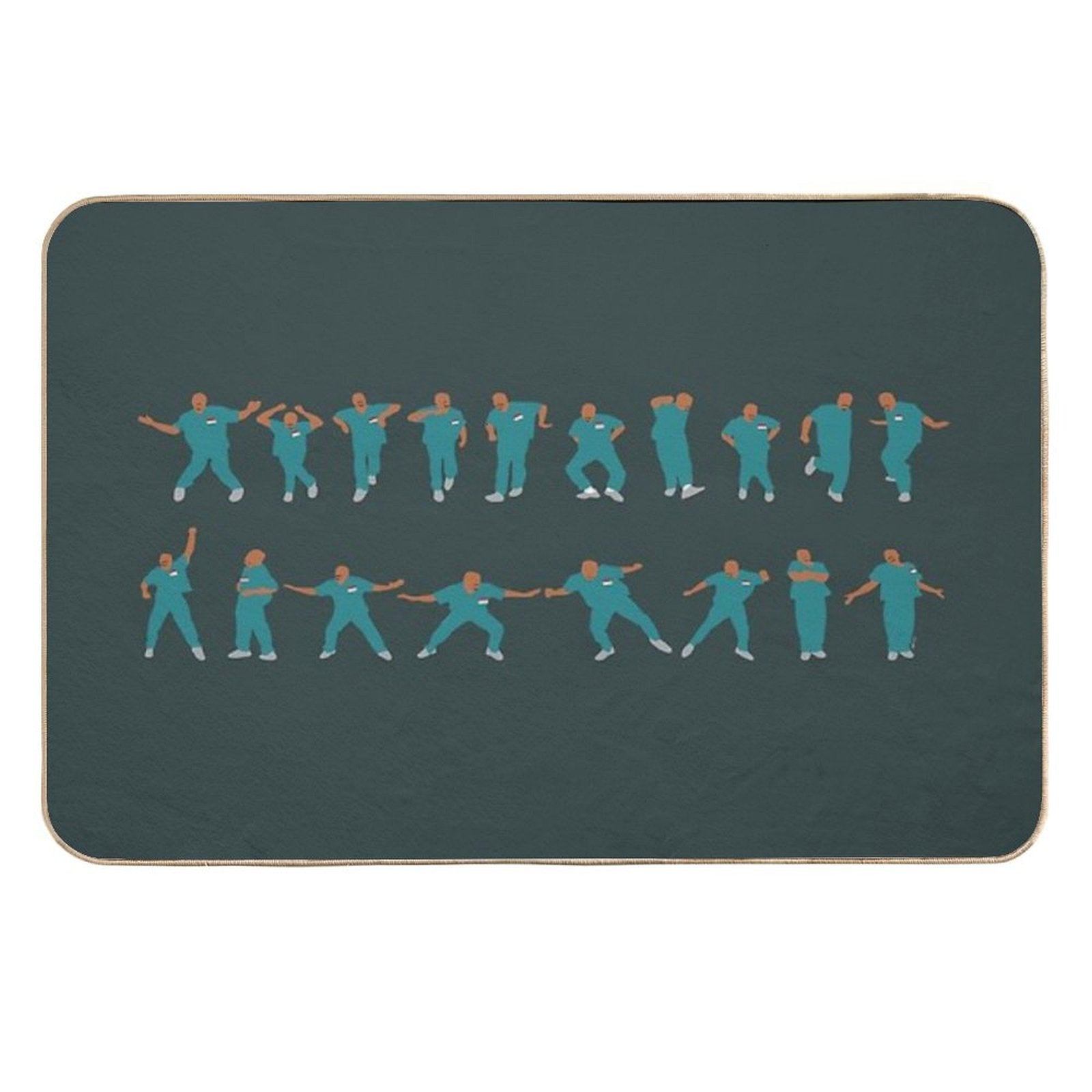 The Turk Dance  Absorbent Bath Mat