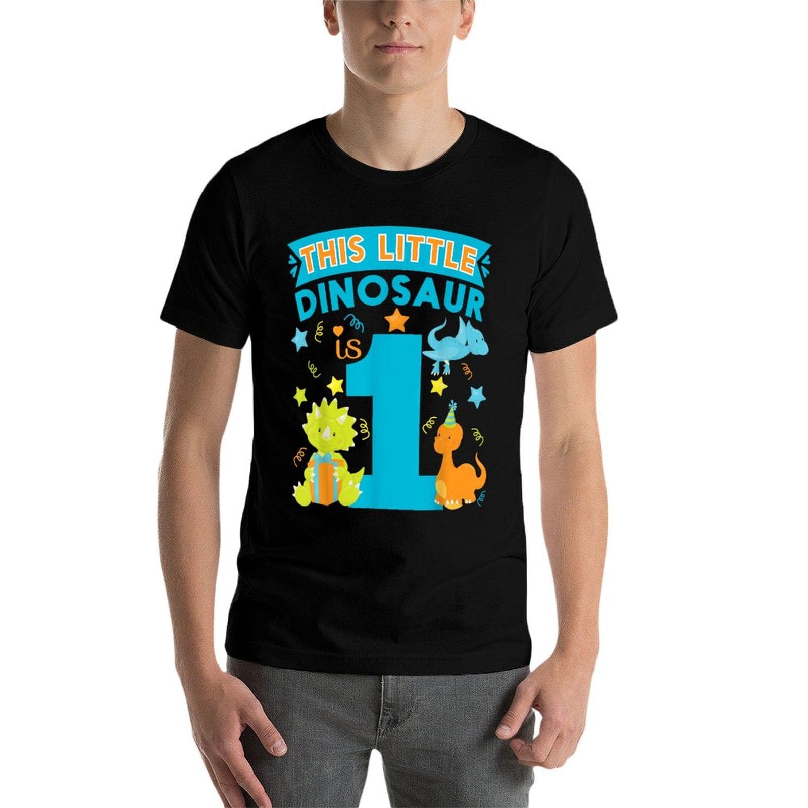This Dinosaur Is 1 Year Old Dinosaur 1st Birthday Kids  Affordable Price T-Shirt