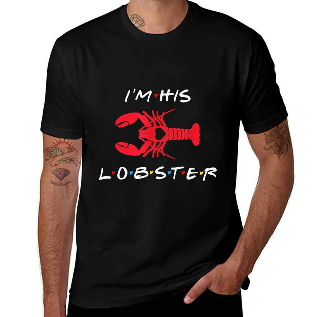 Im His Lobster Matching Couple Valentines Day  Soft T-Shirt