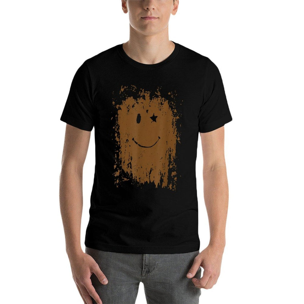 Funny Mud Splatter Face Cool Marathon And Mud Run  Quick-drying T-Shirt