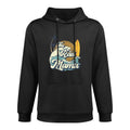 Womens The Rad Mama Big One Surf Birthday Decorations For Mom Mommy Medium-Weight Fabric Hoodie