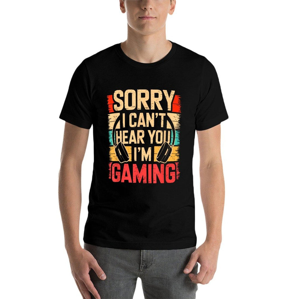 Funny Gamer Graphic Forns Boys Men Video Gaming  Breathable T-Shirt