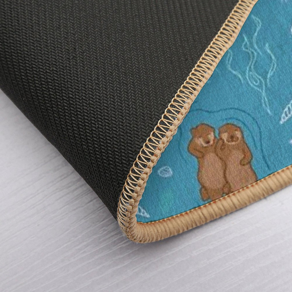 We Love Each Otter  Eco-Friendly Bath Mat