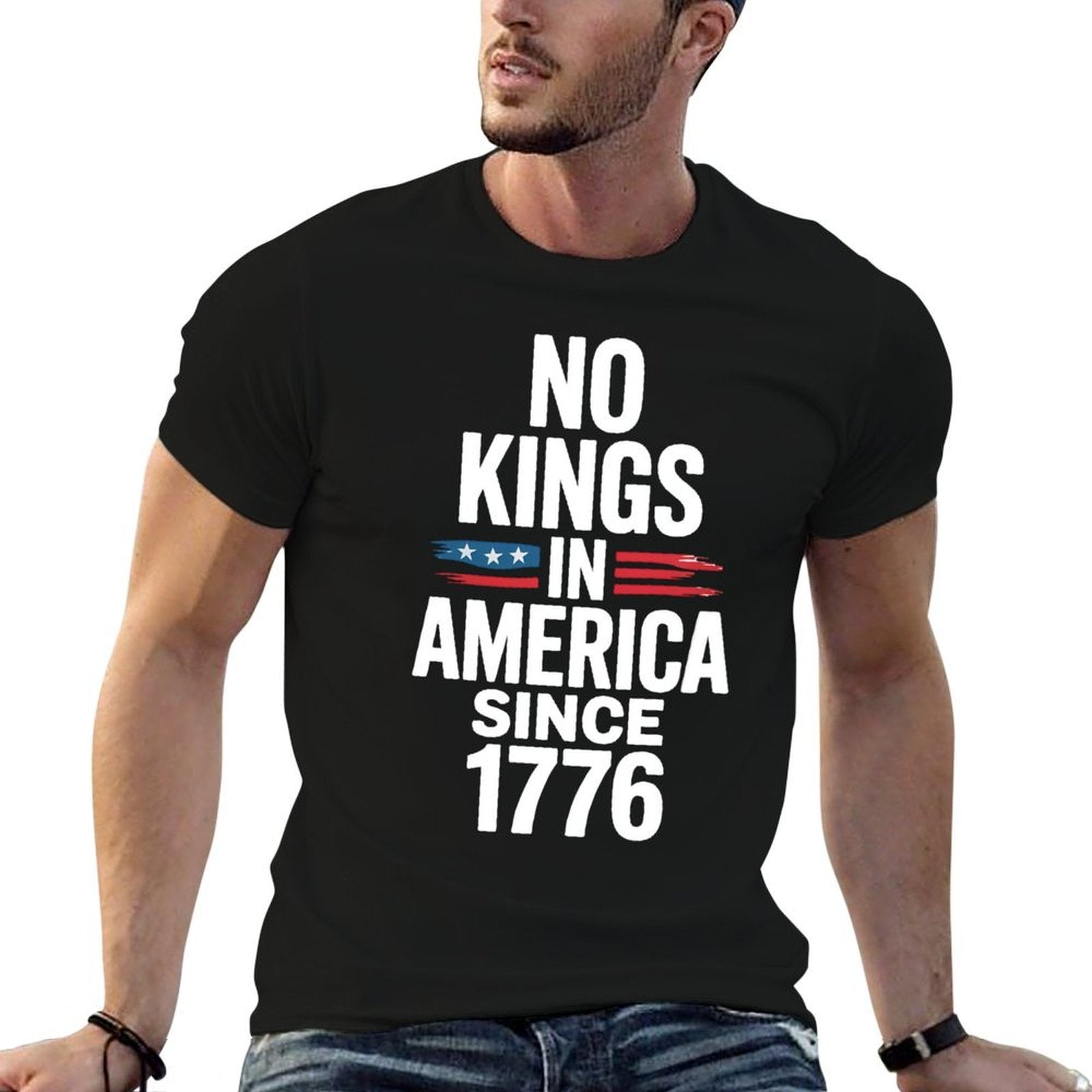 No Kings In America Since 1776  Lightweight T-Shirt