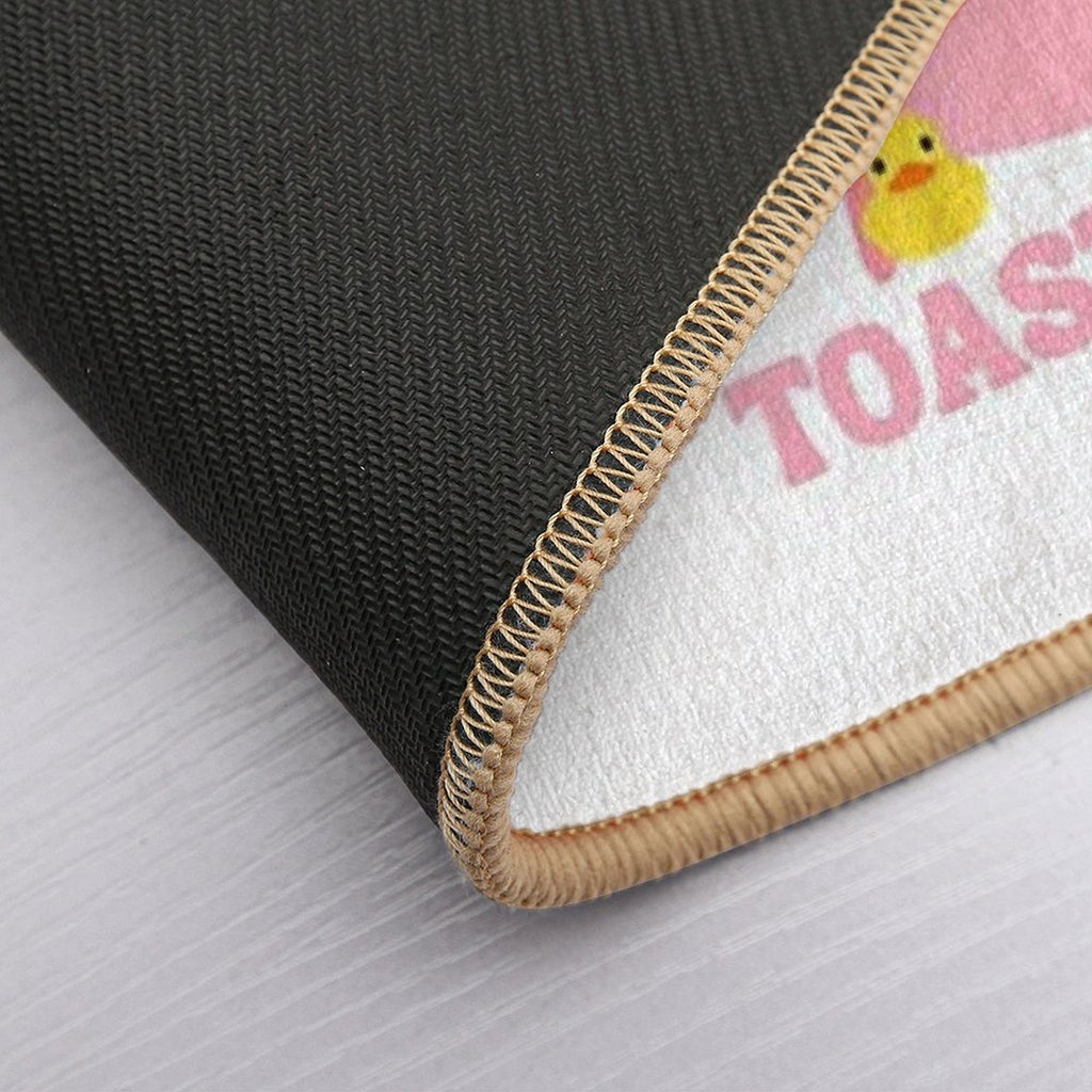 Live Laugh Toaster Bath Cute Women Girls  Versatile Bath Mat
