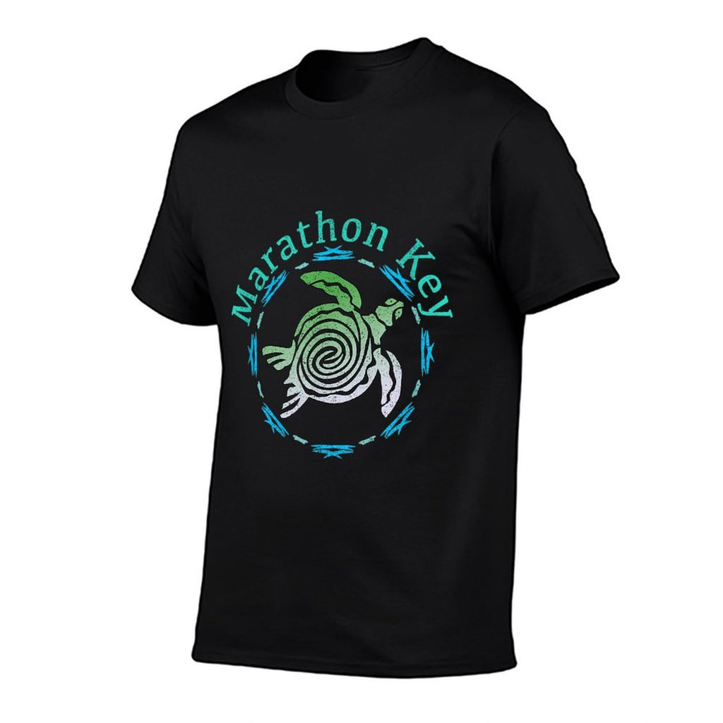 Marathon Key Florida  Vintage Tribal Turtle Gift  Vintage-inspired T-Shirt