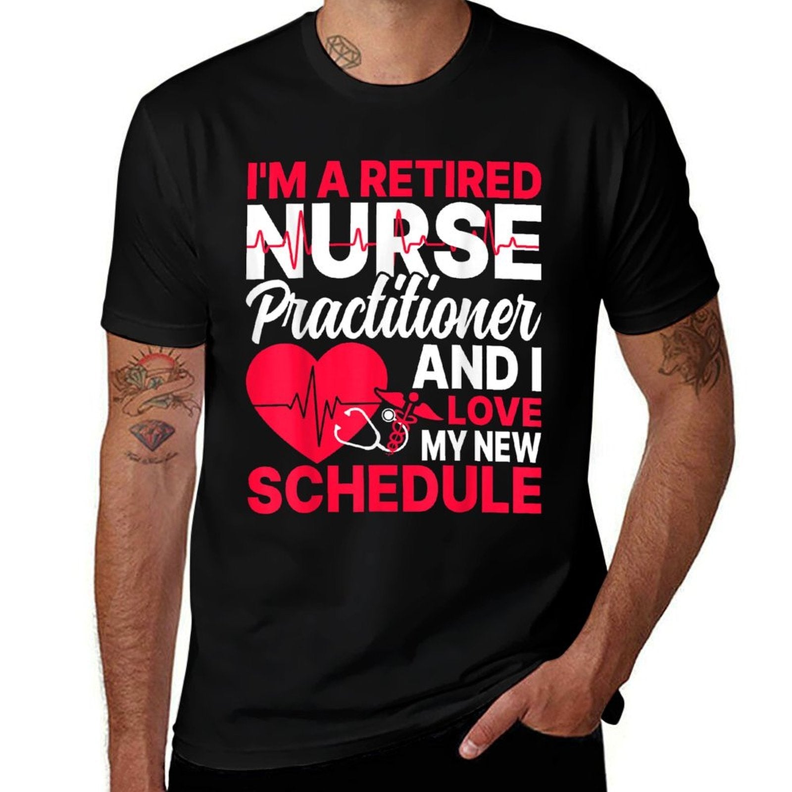 I'm A Retired Nurse Practitioner Retired NP Retirement Gifts  Affordable Price T-Shirt