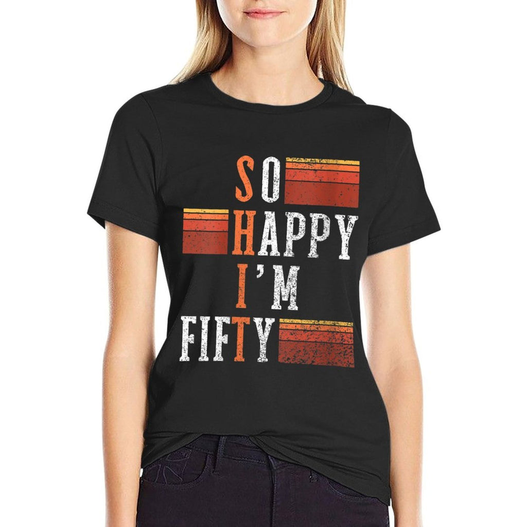 Womens 50th Birthday Tshirt Vintage Cool Cassette 1971 Design  Soft T-Shirt