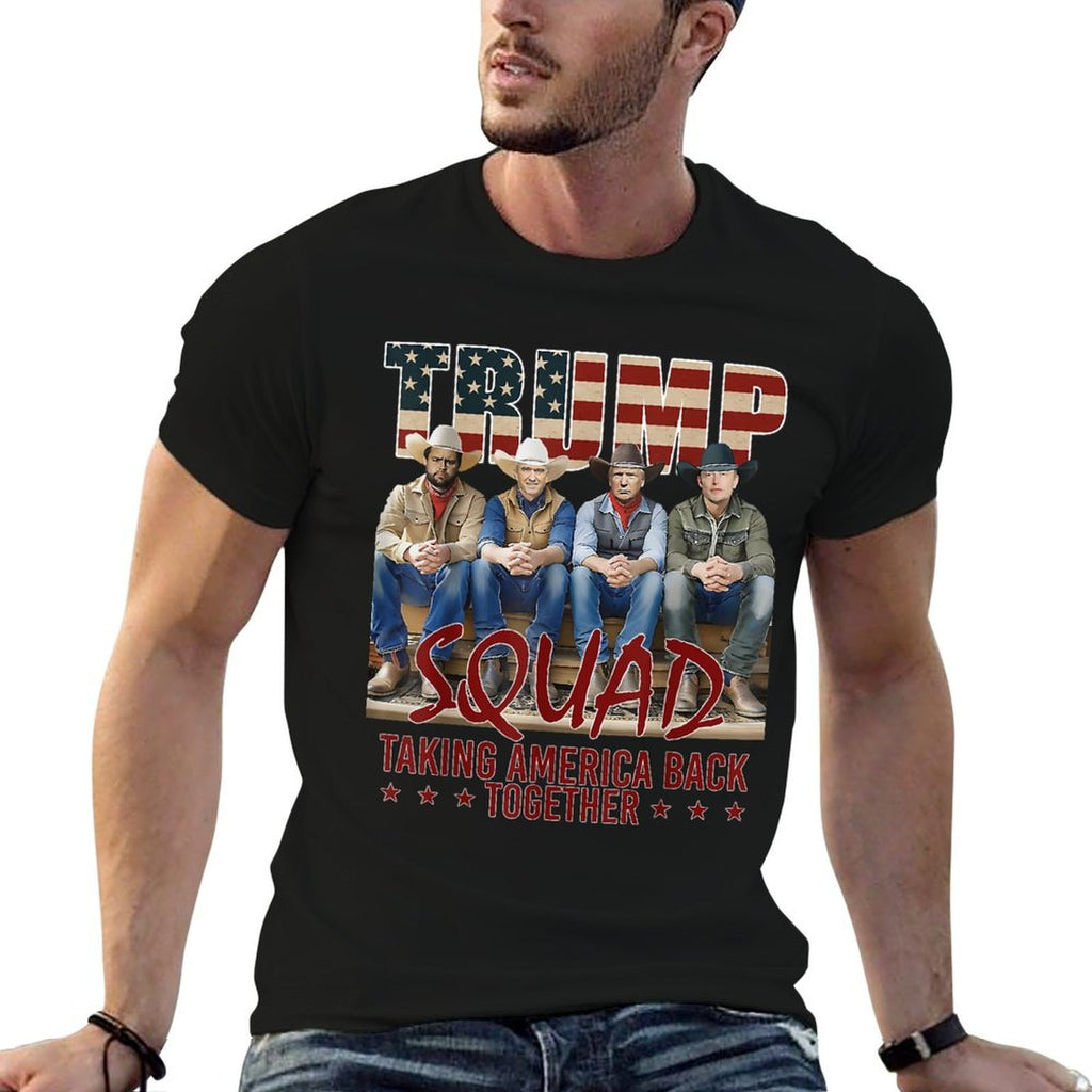 Trump Vance Kennedy Elon Squad Taking America Back Together  Stretchy T-Shirt