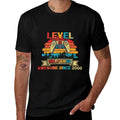 Level 21 Unlocked Awesome 2000 Funny Gamer 21st Birthday  Durable T-Shirt