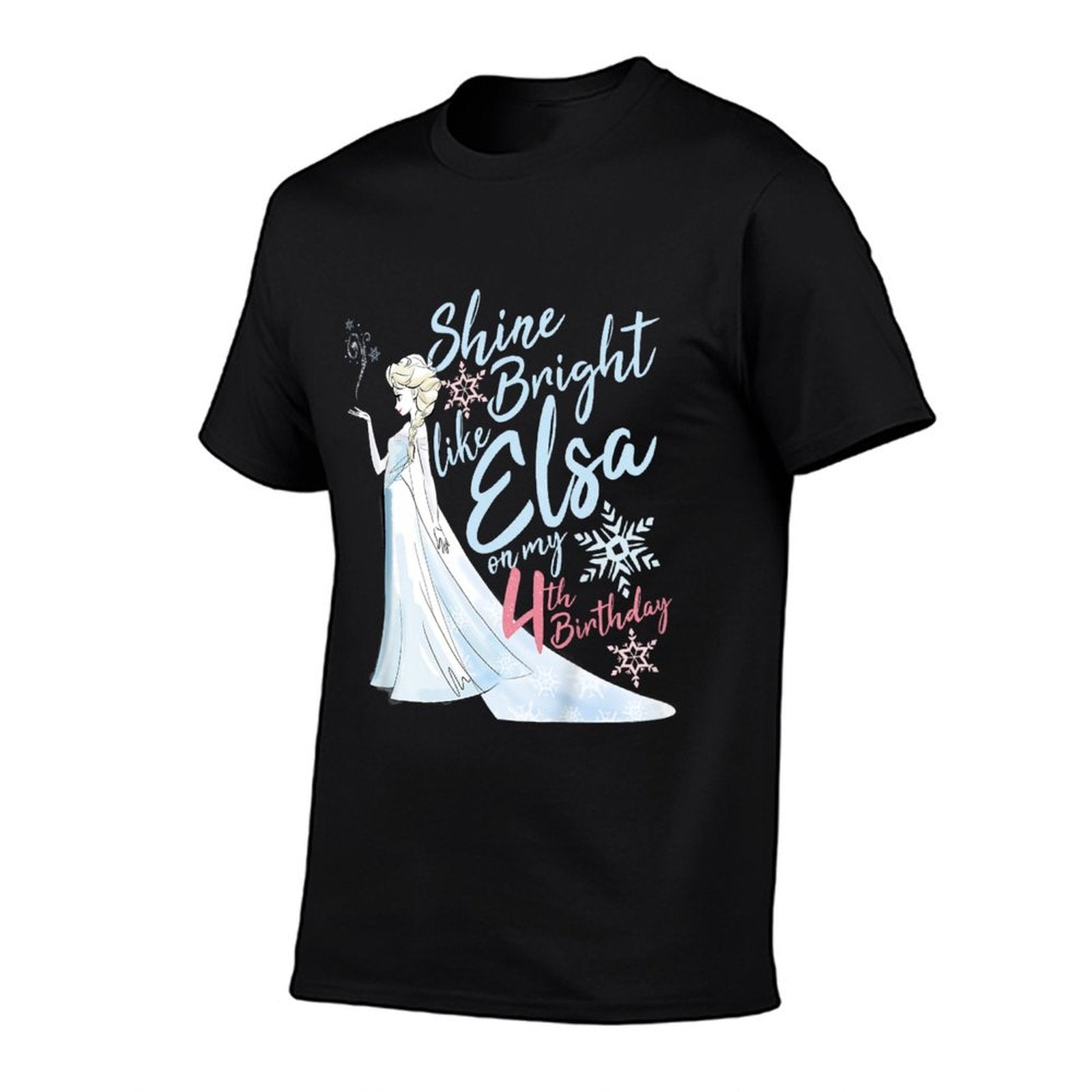 Disney Frozen Elsa Shine Bright Toddler 4th Birthday  Easy-care T-Shirt