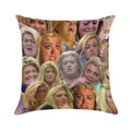 THE MANY MOODS OF GEMMA COLLINS Soft Multiple Sizes Throw Pillow