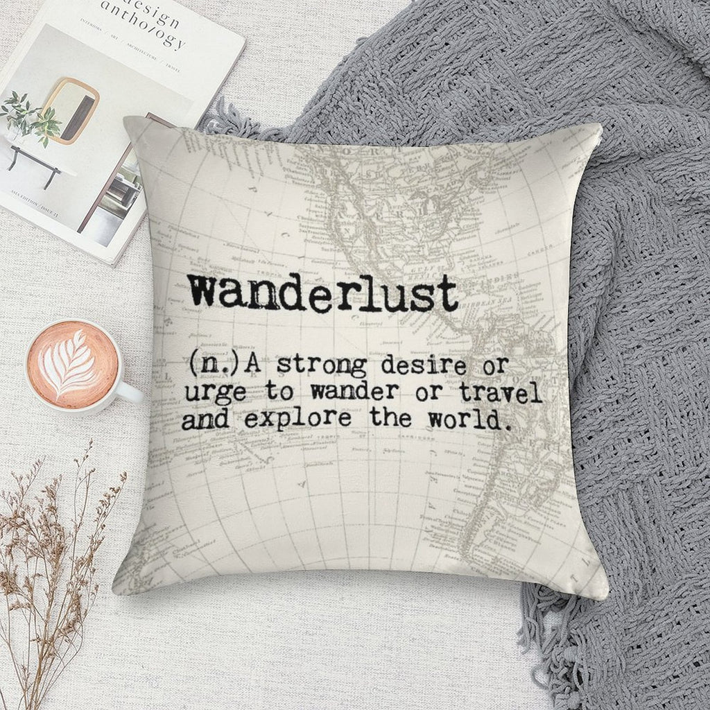 Wanderlust Soft Anti-Pilling Throw Pillow
