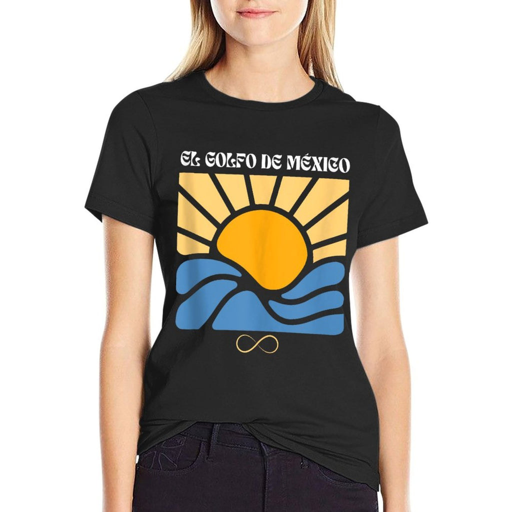 Summer Groovy Gulf of Mexico Forever El Golfo De Mexico  Relaxed-fit T-Shirt