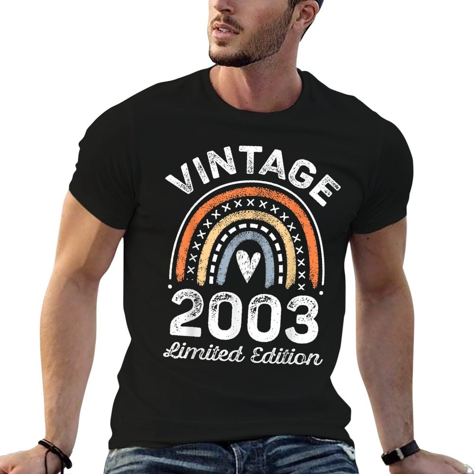 Vintage 2003 Limited Edition 21 Year Old Gifts 21st Birthday  Summer-ready Fabric T-Shirt