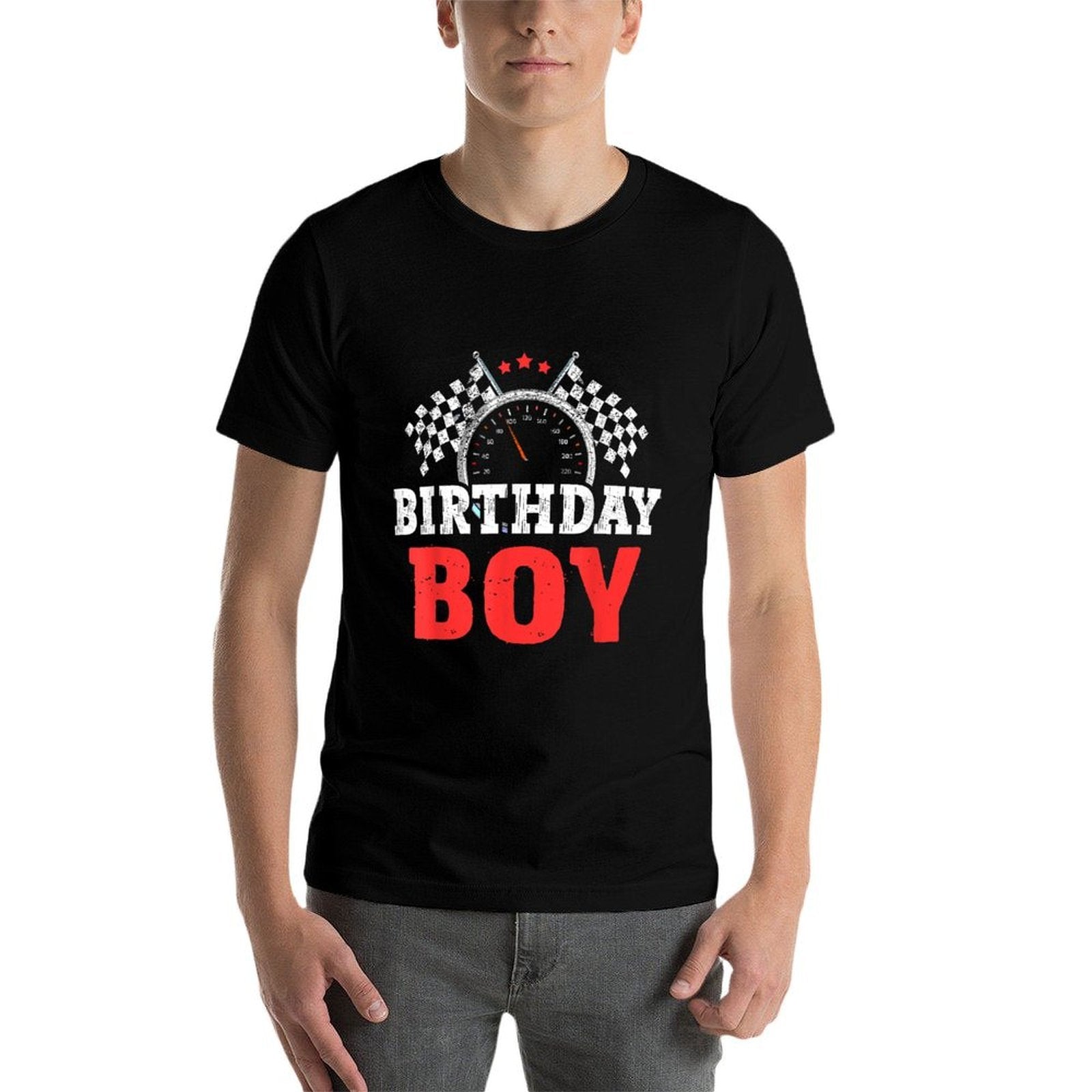 Birthday Boy Race Car Racing Car Driver Birthday Crew  Easy-care T-Shirt