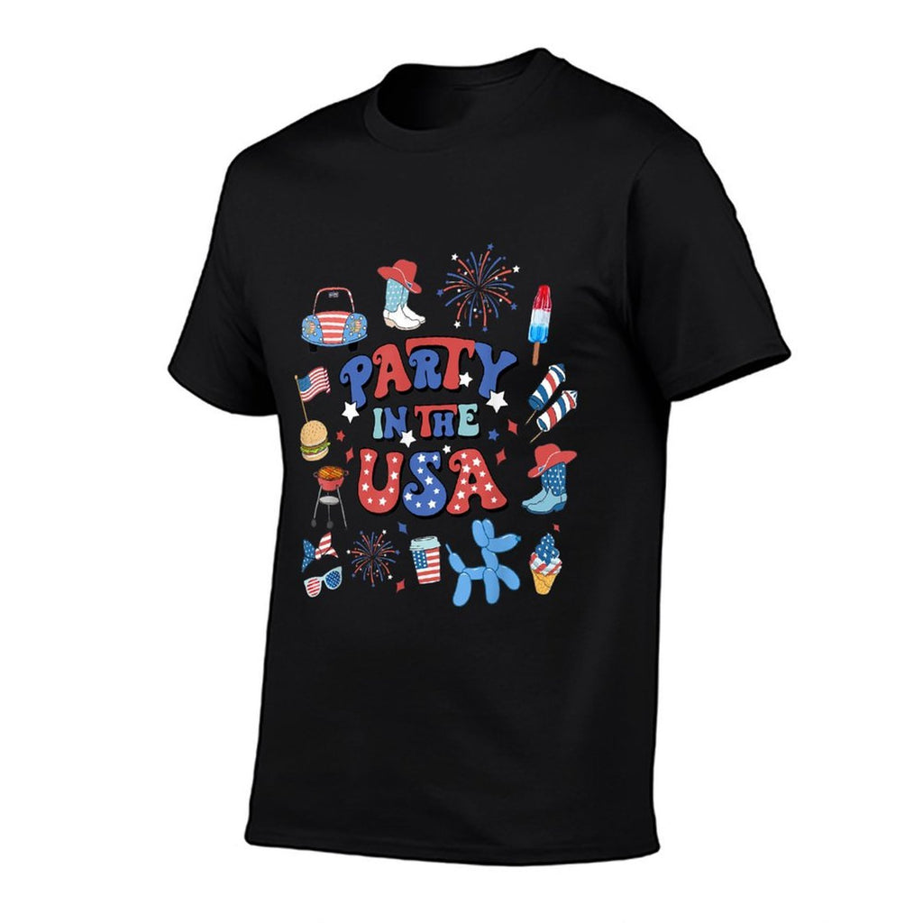 Party In The USA 4th of July American Patriotic Men Women  Moisture-wicking T-Shirt