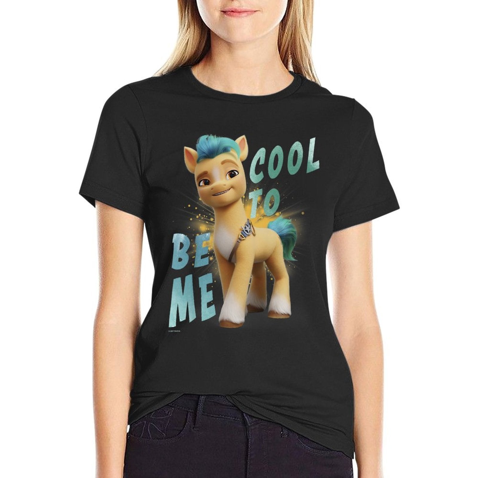 Kids My Little Pony A New Generation Hitch Cool To Be Me  Slim-fit Cut T-Shirt